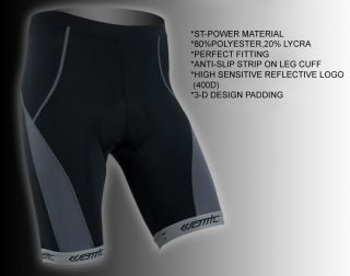 New Cycling Shorts/Pants Padded Bike/Bicycle Size S 2XL C5020G