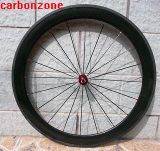 56mm 700c Carbon Road TT Bike Tubular Wheels Wheelsets