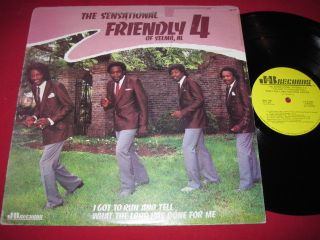 VG RARE Black Gospel Soul LP The Sensational Friendly 4 of Selma Al J 