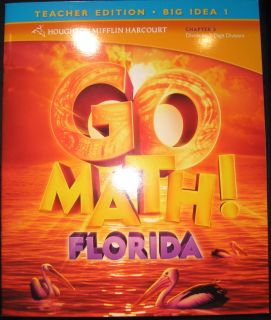 Florida Go Math Big Idea 1 Chapter 3 Teacher Edition Divide by 2 Digit 
