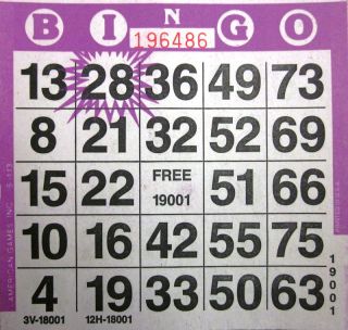 1000 Single Paper Bingo Cards Starburst Sale $4 95