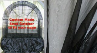 Medium Bird Cage Seed Catcher Skirt Guard Sheer Polyester Fabric 71 