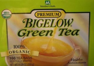 Members Mark Bigelow Green Tea 100% ORGANIC 160 Bags!