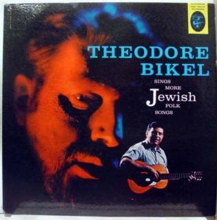 THEODORE BIKEL more jewish folk songs LP Mint  EKL 165 Vinyl 1960 