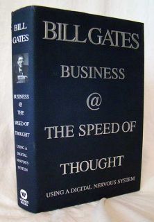 Business The Speed of Thought A Book by Bill Gates