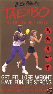 BILLY BLANKS TAE BO THE FUTURE OF FITNESS (PAL VHS Video)