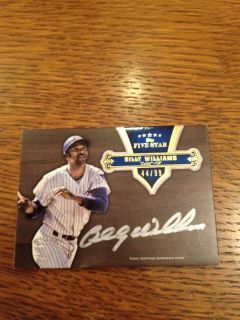 Billy Williams 2012 Topps Five Star Auto 44 99 $400 per Pack Chicago 