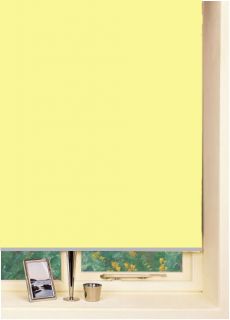   Fit Block Sun Wall Window Roller Blind Colour Sizes Available
