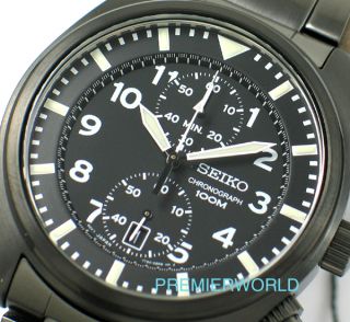   chronograph black steel oyster 100m watch snn233p1 100 % authentic and