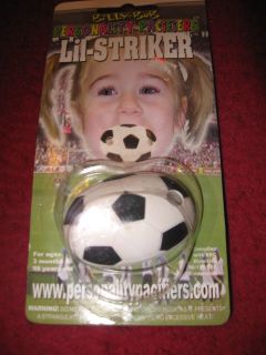 Billy Bob Silicone Lil Striker Pacifier Soccer Ball