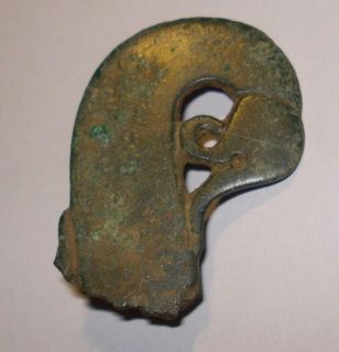 Anglo Saxon Bird Decorated Brooch Metal Detecting Find