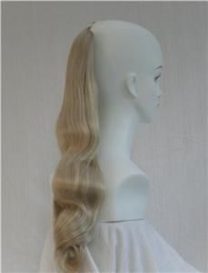 Blond Hair Wrap Around Ponytail Hairpiece Extension