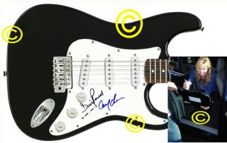 Lynyrd Skynyrd Autographed Billy Powell Signed Guitar PSA DNA UACC RD 