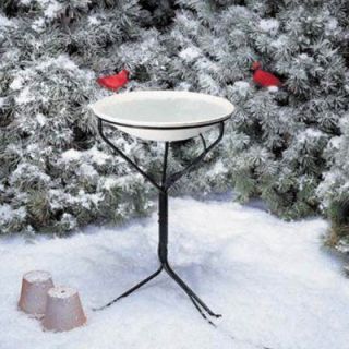 Allied Precision Heated Bird Bath with Metal Stand 20
