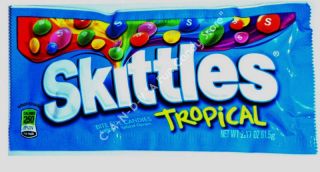 Tropical Skittles Candy Bite Size Candies 4 Bags