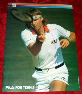 1982 Bjorn Borg Fila Tennis Shoes Trade Print Ad
