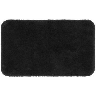features of royale black plush 24 x 60 bath rug 24 x60