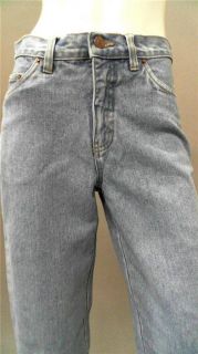Bill Blass Easy Fit Petite 10P Stone Wash Straight Leg Jeans Light 