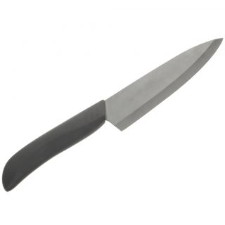 New 7 Chefs Cutlery Ceramic Knife Black 17 7cm Blade