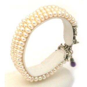 barbara bixby silver 18k gold pearl bracelet