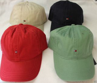   Hilfiger Adjustable Baseball Cap Hats One Size Various Colors