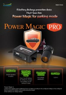 Power Magic Pro BlackVue Vehicle Battery Discharge Prevention for 