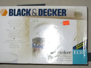 Black Decker Automatic Canopener Spacemaker w Knife Sharpener EC85 New 