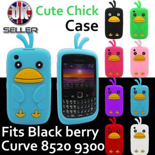 New CROWN PIG Fits Blackberry Curve 8520 Case, 8530/9300 Silicone 