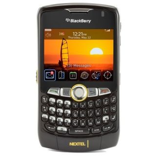 Nextel BlackBerry Curve 8350i No Contract PTT WiFi GPS QWERTY Used 
