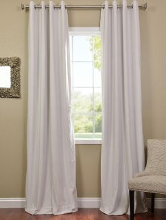 off white grommet velvet blackout curtains drapes luxurious affordable 
