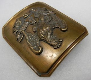 Original 19th Century French Army Officer Belt Buckle