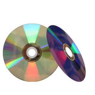 600 16x Shiny Silver Top Blank DVD R DVDR Disc Media 4 7GB