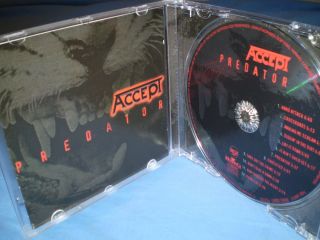 Accept Predator Original 1996 BMG EC Issue CD N Mint Death Row U D O 