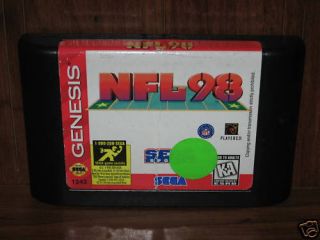  NFL '98 Sega Genesis 1997 010086012439