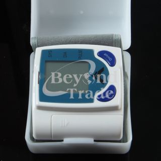 NEW Automatic Digital Wrist Blood Pressure Monitor & Heart Beat Meter