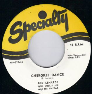 Specialty R B Rocker Bob Lenarde Cherokee Dance Hear