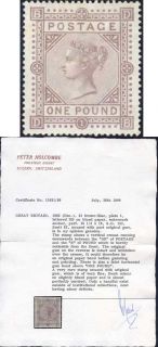 SG132 Gum Crease But Very Fine Example of The Key Stamp Holcombe RPS 