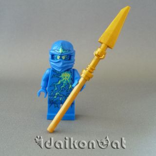 Lego Ninjago NRG Jay Blue Ninja Jay Minifigure w A Gold Spear New 