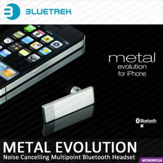 Bluetrek Metal Evolution Noise Cancelling Multipoint Bluetooth Headset 