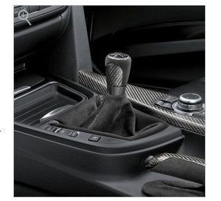 BMW M Performance 3 Series F30 Shift Knob Carbon Alcantara Boot 2012 