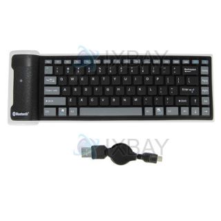 Soft Silicone PC Wireless Bluetooth Keyboard Waterproof
