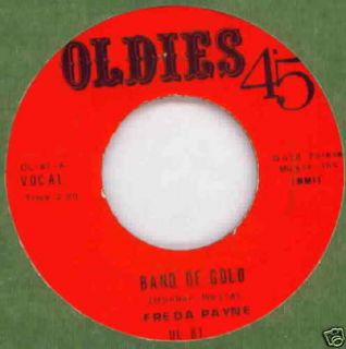 Freda Payne 45 RPM Band of Gold Bong Bong