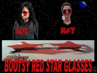 Bootsy Collins Red Star Shades Sun Glasses