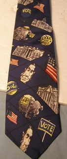 NECKTIE * BOB DOLE for Presdent * 1996 VOTE Voting DESIGNED by MIKE 