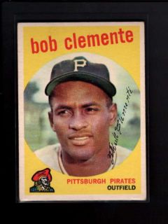 1959 Topps 478 Bob Clemente EX B1300