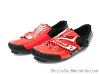 Bont Cervelo Test Team CTT 1 Road Cycling Shoes   Red/Black   NEW