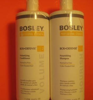 Bosley BOS Defense Shampoo L Conditioner Liter Color