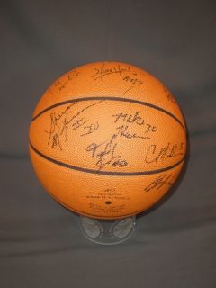 Bob Bobby Knight Team Signed Autographed Basketball Indiana Hoosiers 