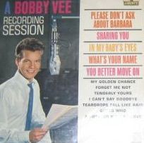 bobby vee recording session label format lp country usa vinyl 