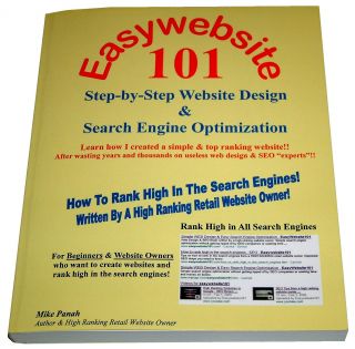   SEO books, Easywebsite101 is written by a high ranking website owner
